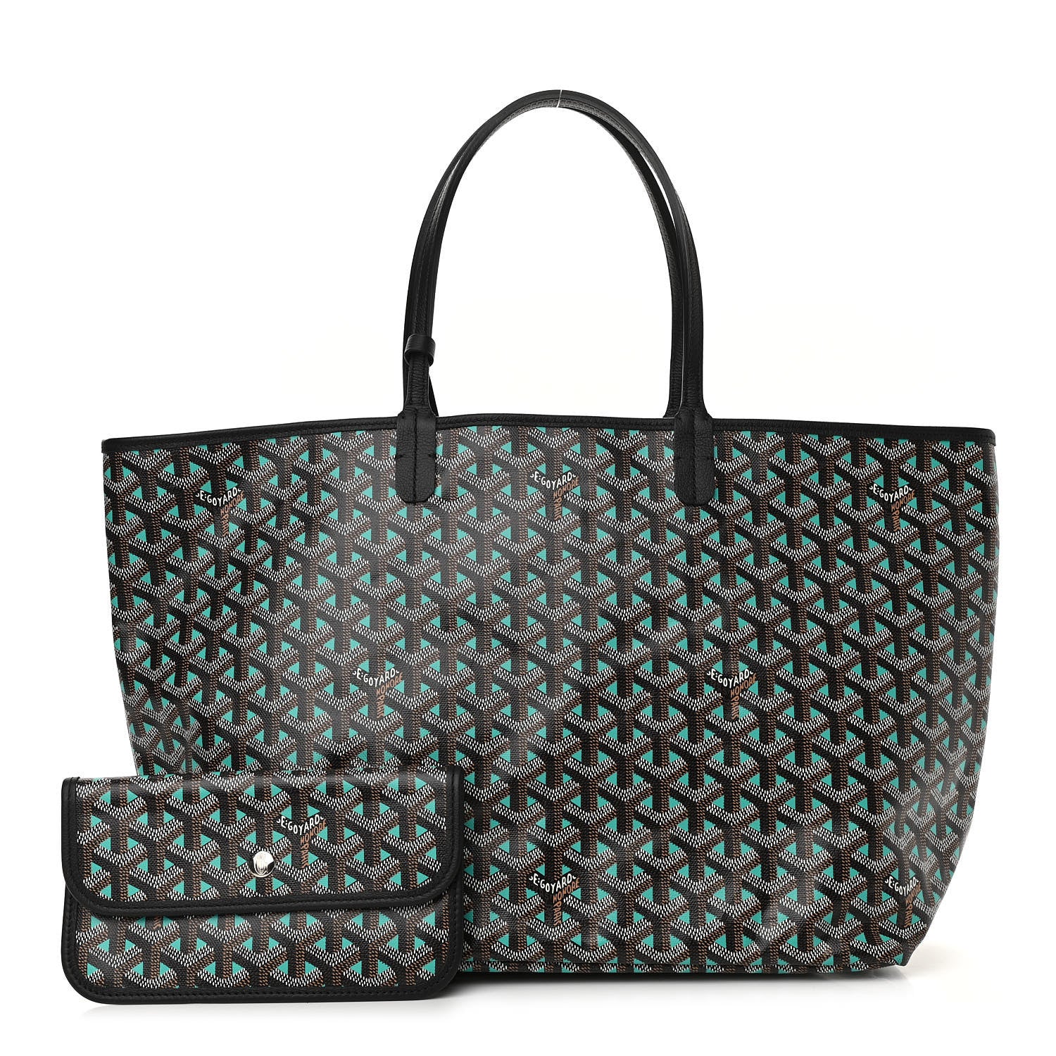 Goyard Goyardine Saint Louis Claire Voie PM Black Opaline 1 of 9