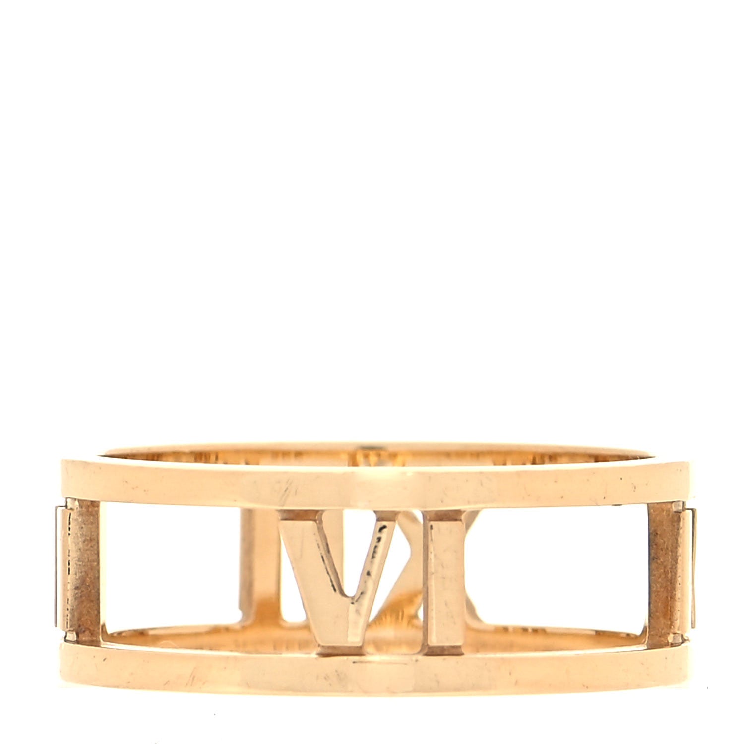 Tiffany 18K Yellow Gold Atlas Open Ring 54 7 1 of 5