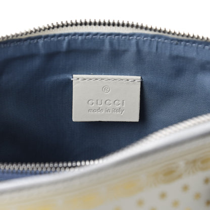 Gucci X SEGA Calfskin GUCCY Stars Mini Dome Shoulder Bag Mystic White Gold 8 of 10