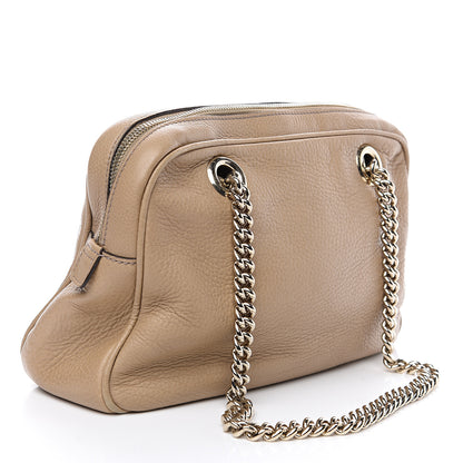Gucci Pebbled Calfskin Small Soho Bowler Camelia 2 of 14