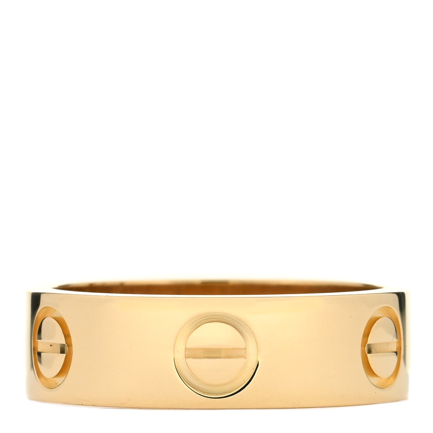 Cartier 18K Yellow Gold 5.5mm LOVE Ring 51 5.75 1 of 4