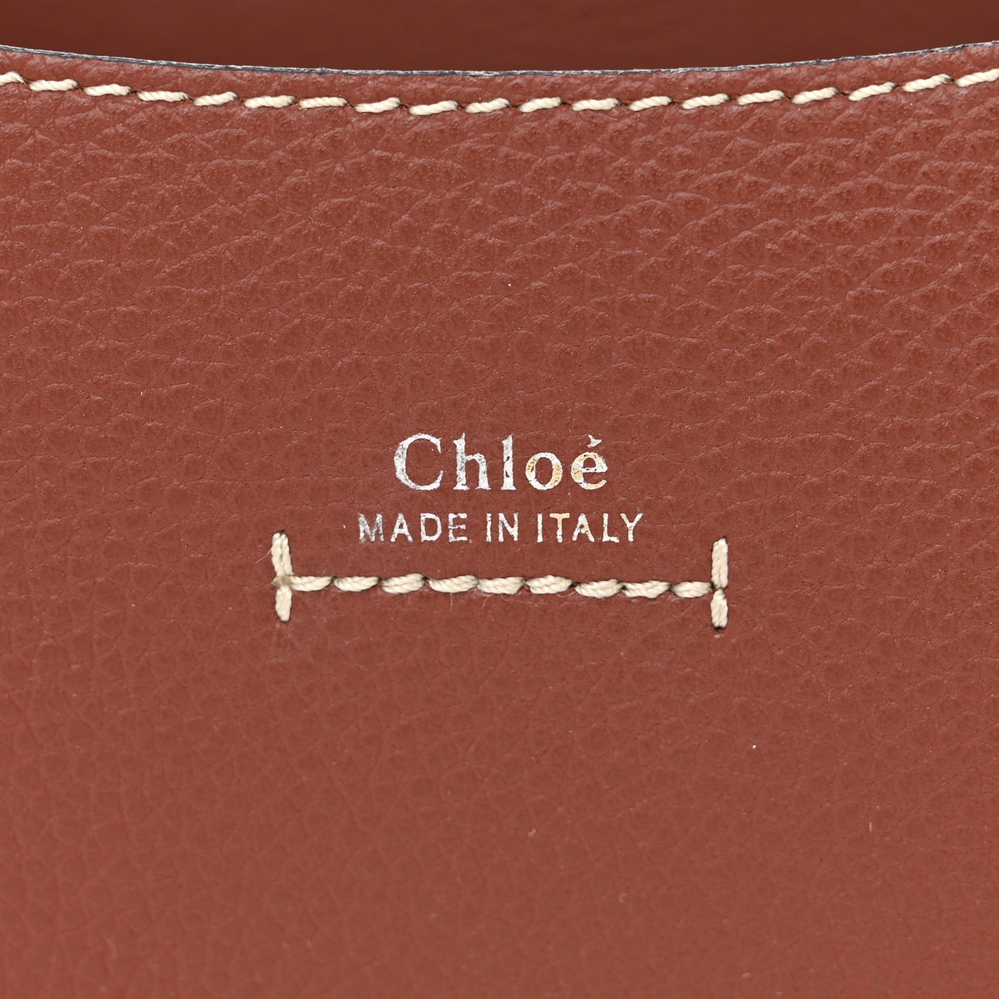 Grained Calfskin Small Darryl Saddle Crossbody Bag Sepia Brown