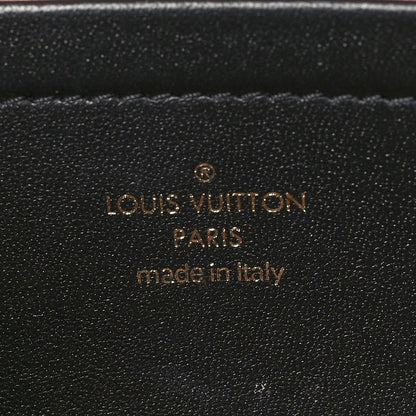 Louis Vuitton Lambskin Embossed Monogram Pochette Coussin Black 6 of 8