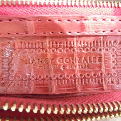 Nancy Gonzalez Crocodile Tote Red 9 of 10