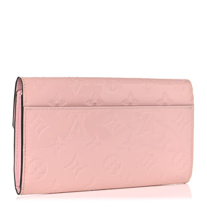 Louis Vuitton Vernis Sarah Wallet NM Rose Ballerine 3 of 11