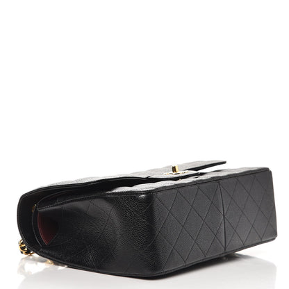 Chanel Caviar Quilted Jumbo Double Flap Black 5 of 9
