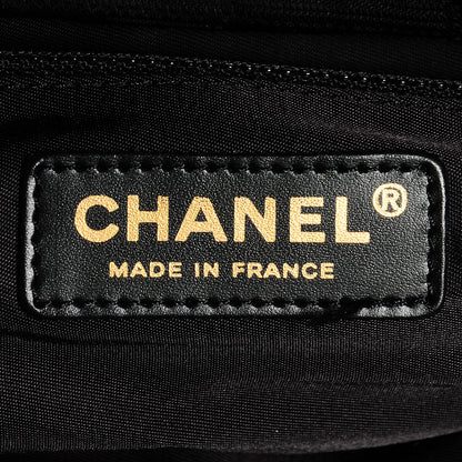 Chanel Nylon Travel Zip Tote Black 6 of 8