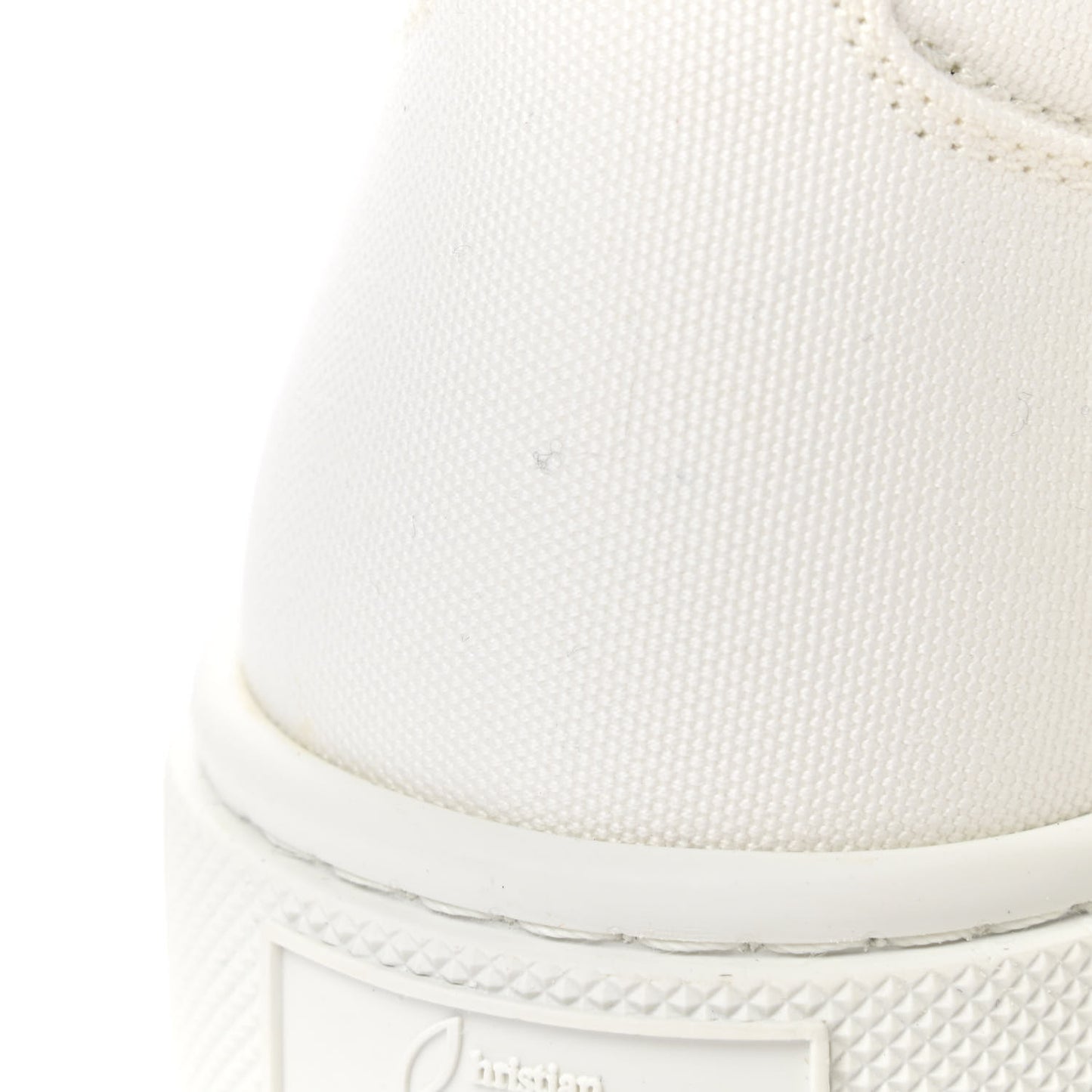Toile Calfskin Simplerui Flat Sneakers 38.5 White