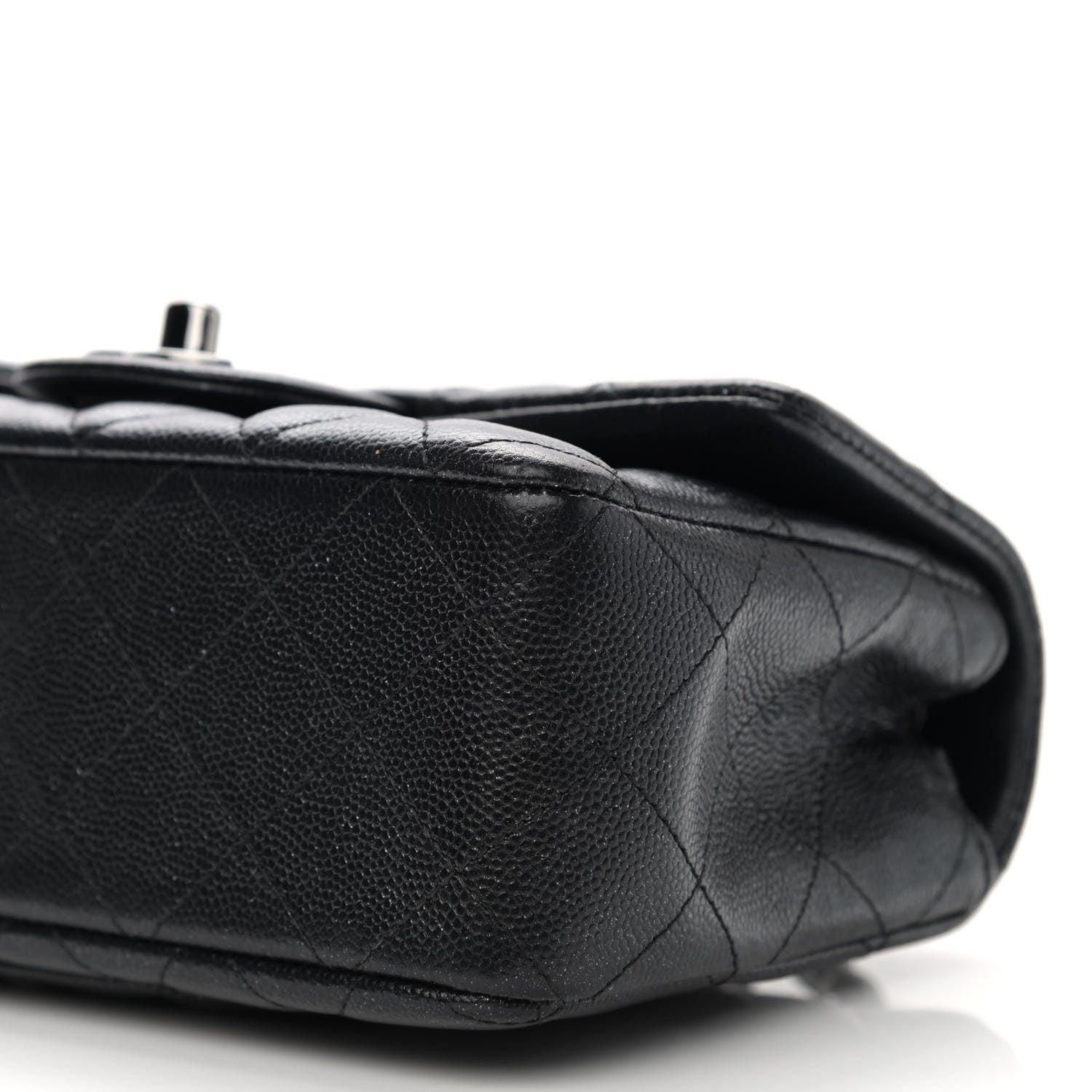 Chanel Iridescent Caviar Quilted Mini Rectangular Flap Black 10 of 11