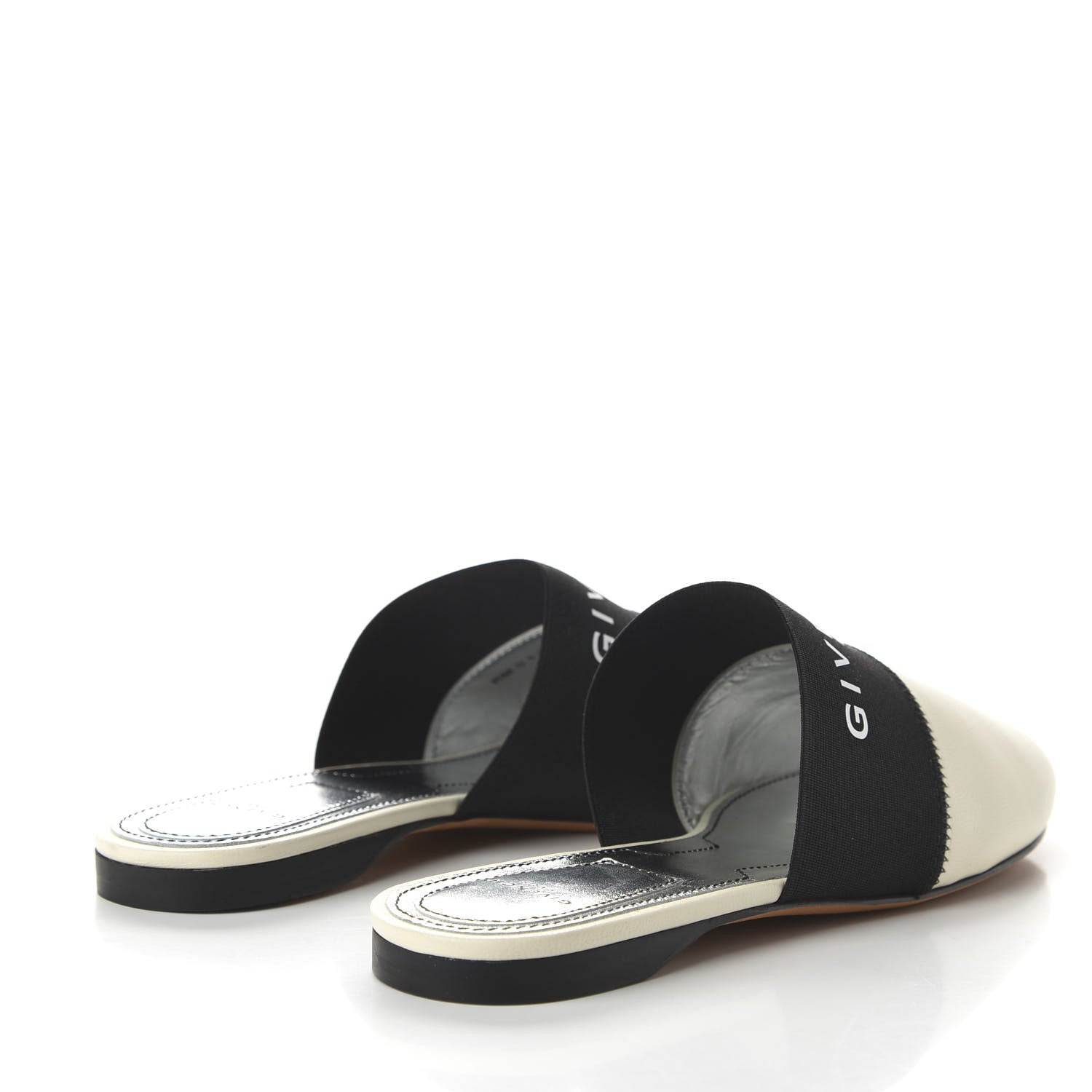 Givenchy Lambskin Bedford Logo Mule Slides 36 Beige 4 of 9