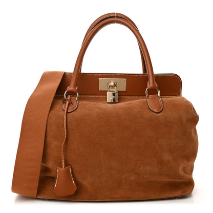 Hermes Veau Grizzly Barenia Toolbox 33 Fauve 1 of 16