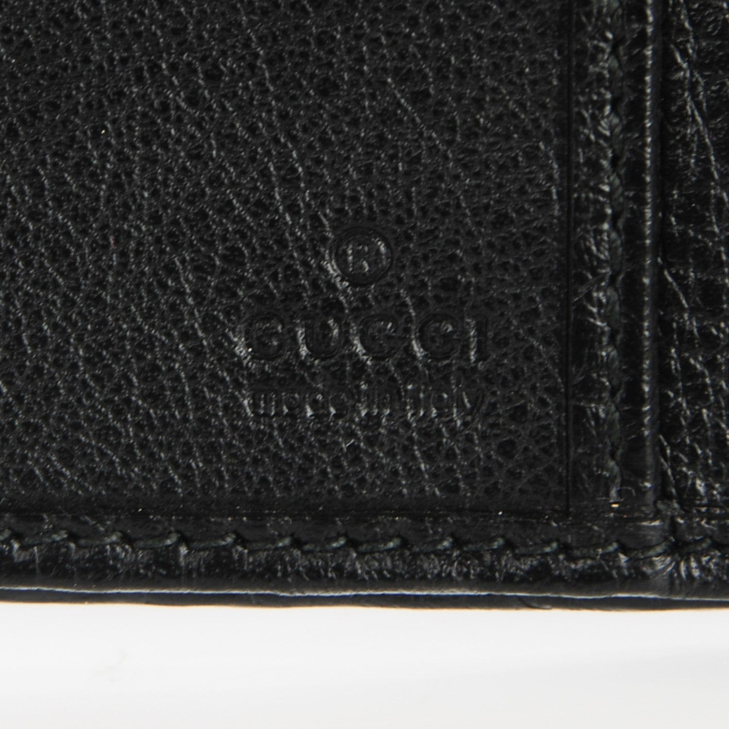Gucci Guccissima Ladies Web Long Wallet Black 6 of 7