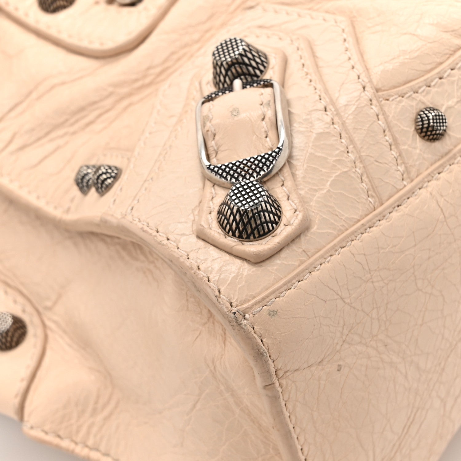 Balenciaga Agneau Arena Neo Cagole Handbag XS Sand Beige 13 of 25