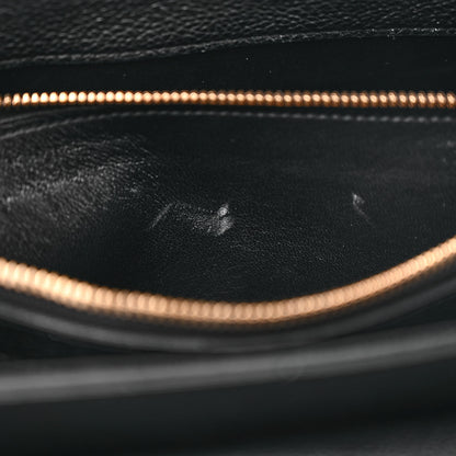 Celine Grained Calfskin Classique 16 Top Handle Bag Black 10 of 13
