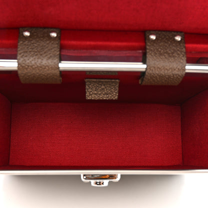 Gucci GG Supreme Monogram Globe-Trotter Beauty Case Brown 5 of 13