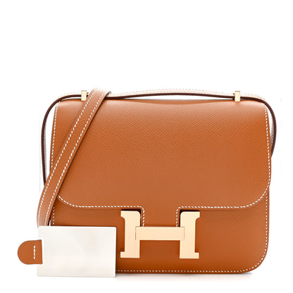 Hermes Epsom Constance 18 Gold 3 of 12