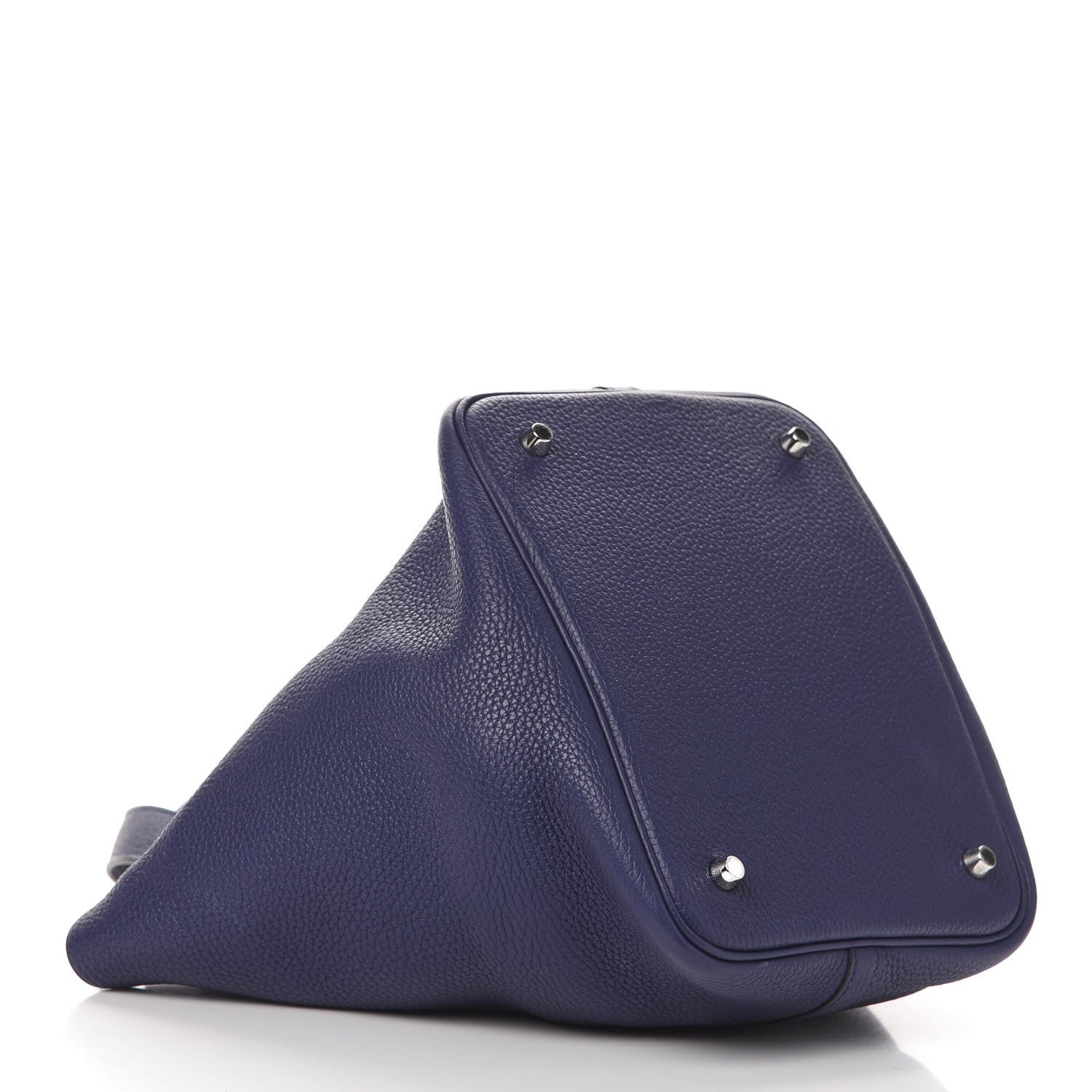 Hermes Taurillon Clemence Picotin Lock 18 PM Bleu Encre 4 of 11