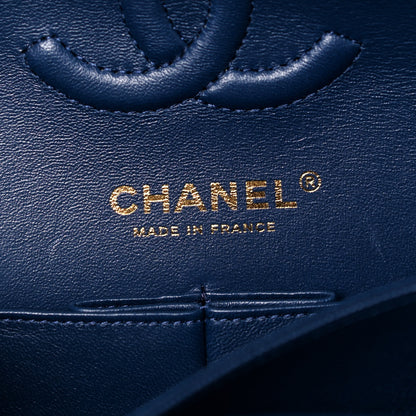 Chanel Caviar Quilted Small Double Flap Navy 6 of 9