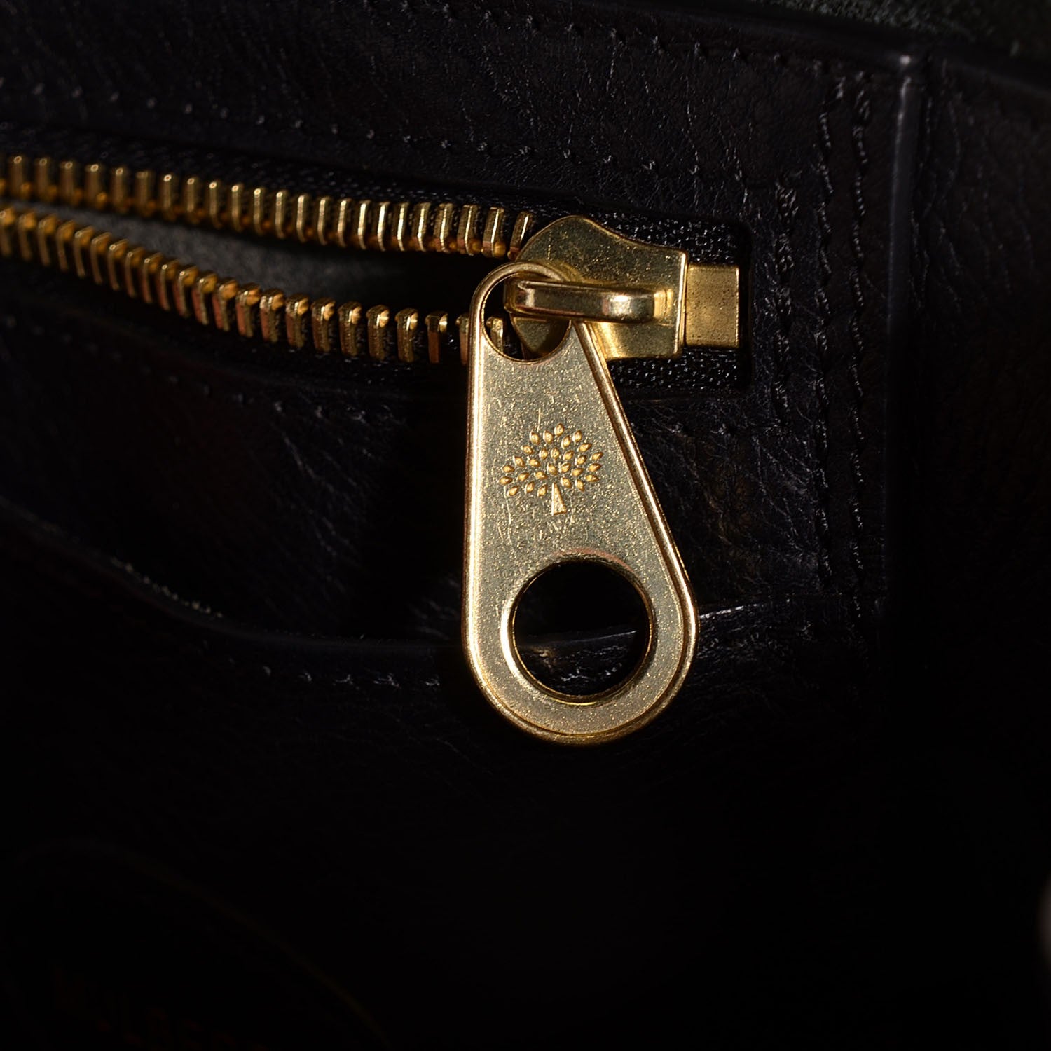 Mulberry Natural Leather Bayswater Black 9 of 11