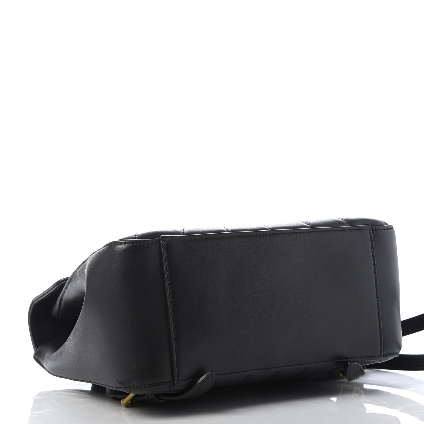 Calfskin Bamboo Trapuntata Queen Margaret Backpack Black