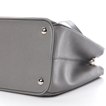 Prada Saffiano Small Galleria Double Zip Tote Marmo 12 of 13