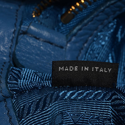 Prada Vitello Daino Tote Cobalto 9 of 11