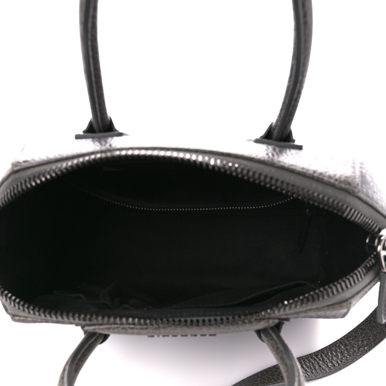 Givenchy Pebbled Calfskin Small Antigona Dark Grey 5 of 11