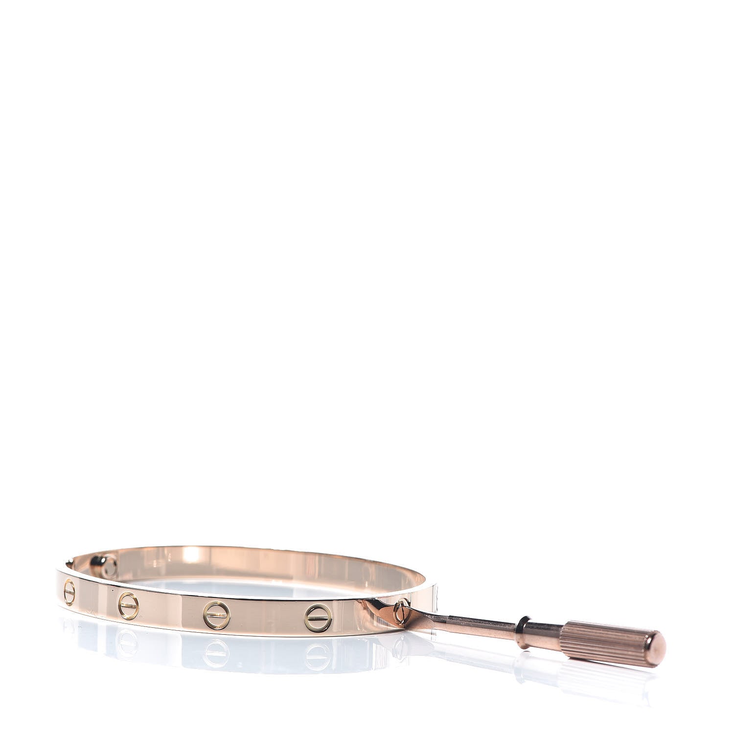 Cartier 18K Pink Gold LOVE Bracelet 19 6 of 7