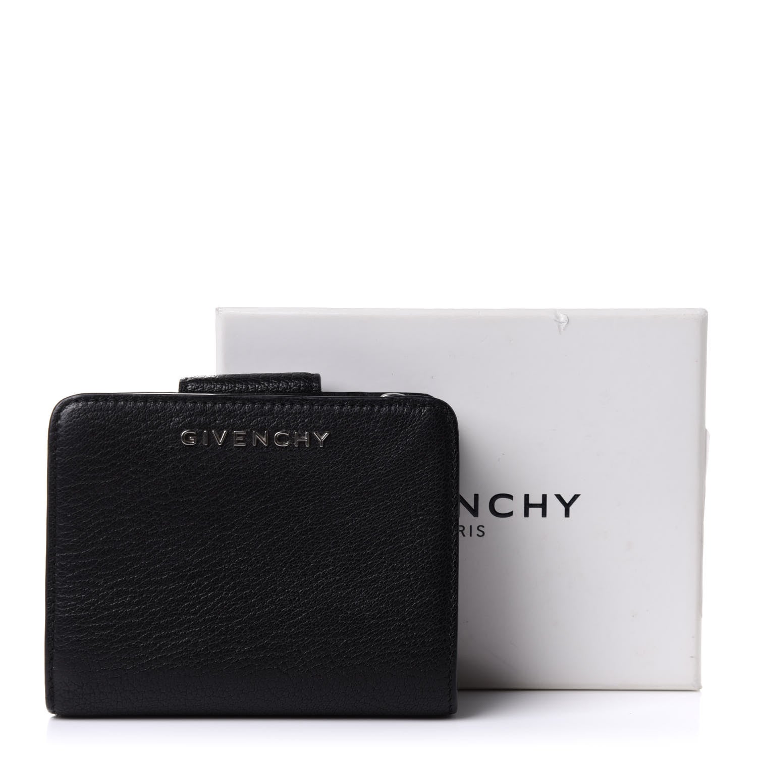 Givenchy Sugar Goatskin Compact Wallet Black 15 of 15