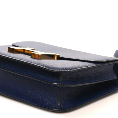 Hermes Epsom Constance 24 Bleu Saphir 10 of 10