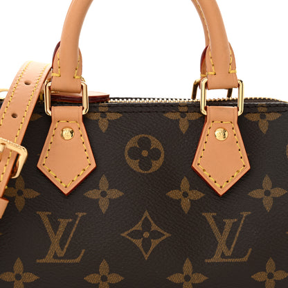 Louis Vuitton Monogram Nano Speedy Bandouliere 8 of 11
