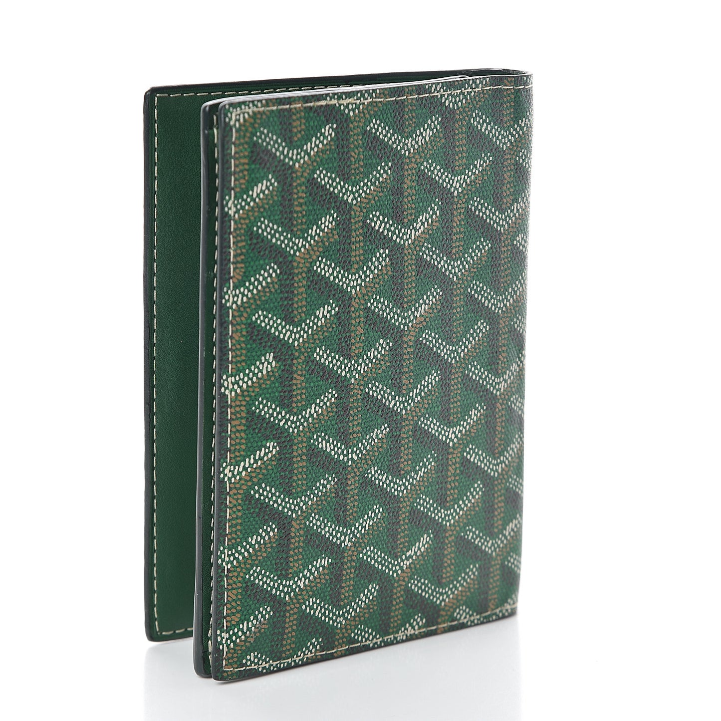 Goyardine Pocket Organizer Wallet Green