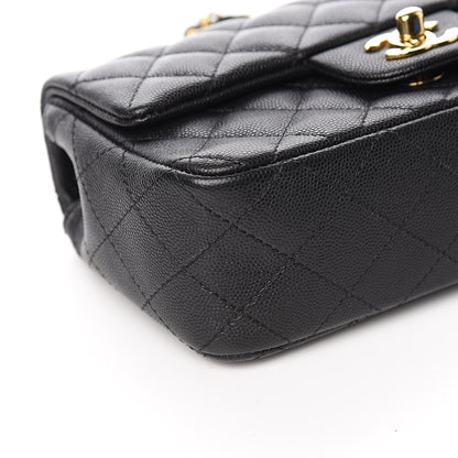 Chanel Caviar Quilted Mini Rectangular Flap Black 8 of 10
