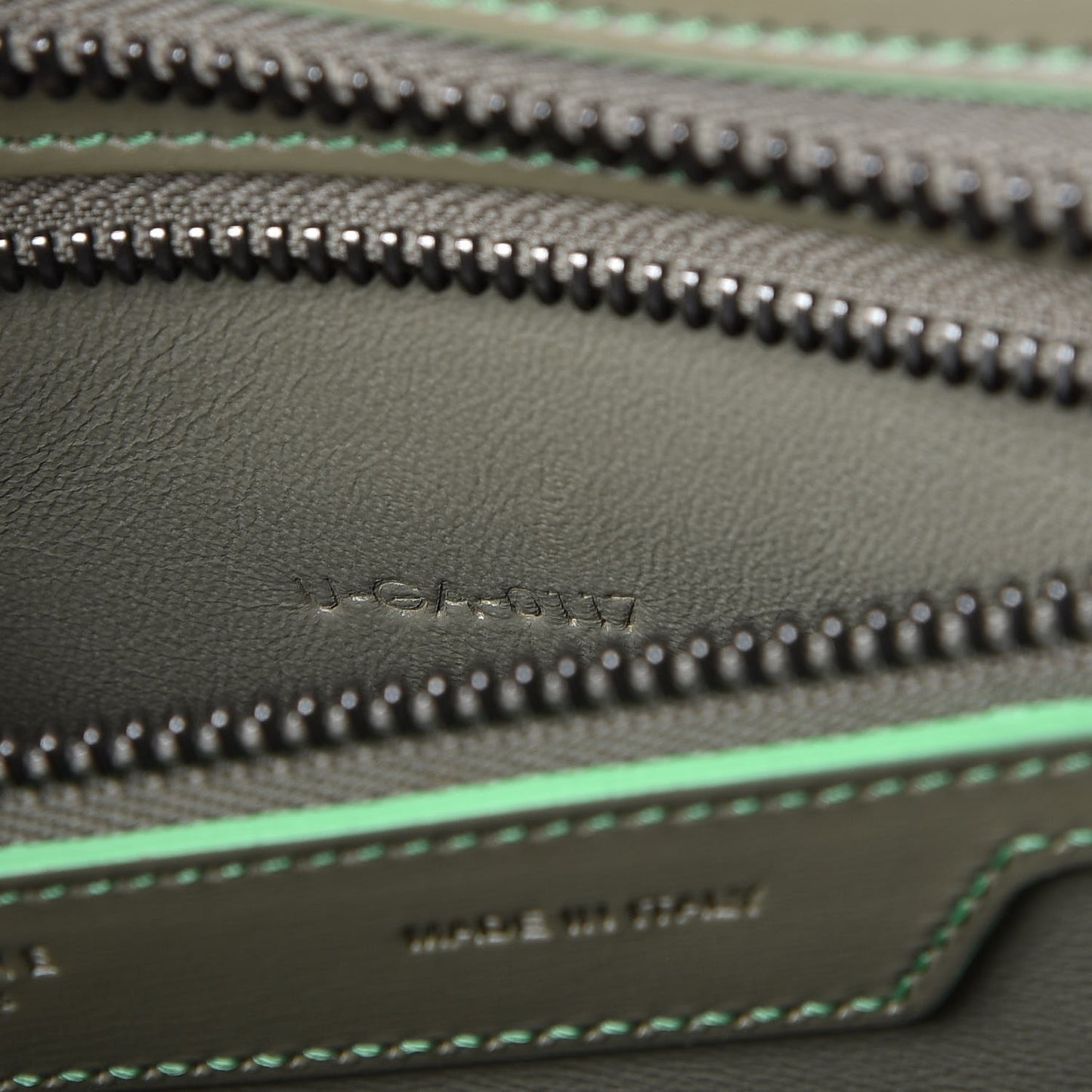 Satin Calfskin Micro Debossed Luggage Light Khaki
