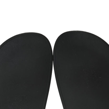 Chanel Rubber CC Dad Sandals 39 Black 11 of 12