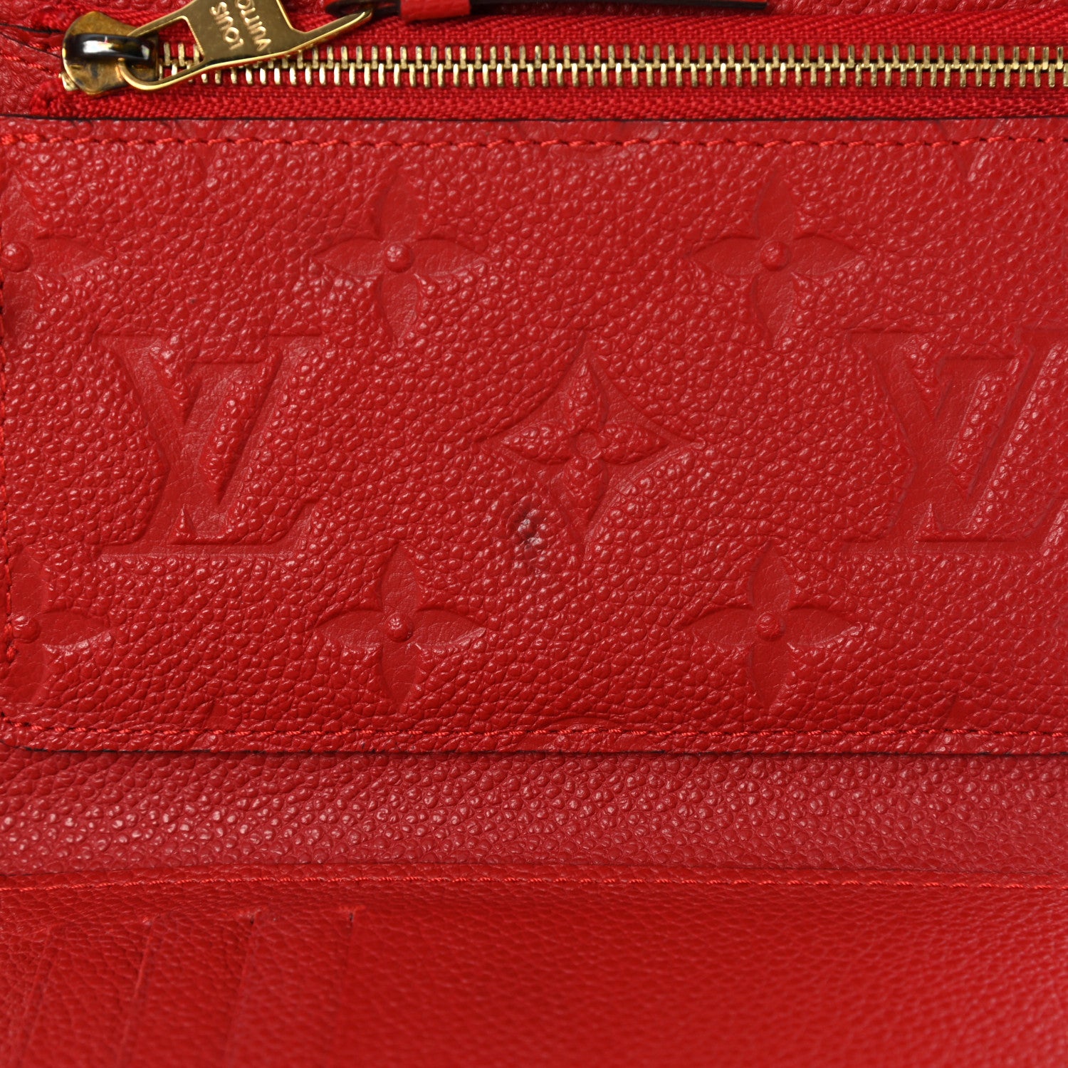 Louis Vuitton Empreinte Compact Curieuse Wallet Cherry 8 of 12
