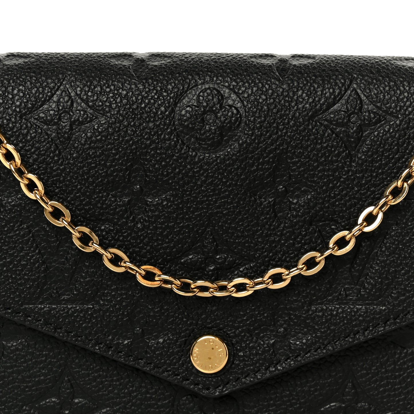 Empreinte Pochette Felicie Chain Wallet Black