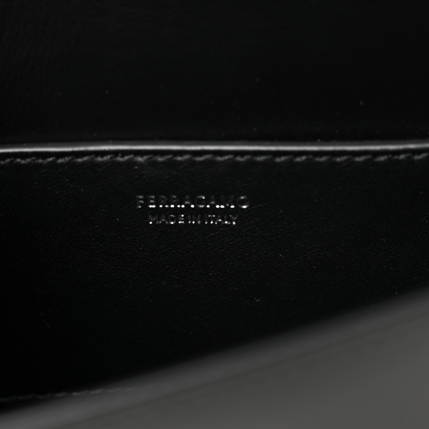 Salvatore Ferragamo Calfskin Crystal Double Gancini Mini Bag Black 6 of 9