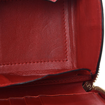 Valentino Garavani Calfskin Medium Rockstud Organizer Zip Around Wallet Rosso Valentino 8 of 10