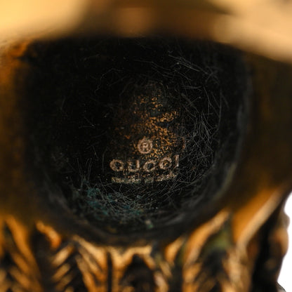 Gucci Metal Eagle Ring 53 6.25 Aged Gold 4 of 8