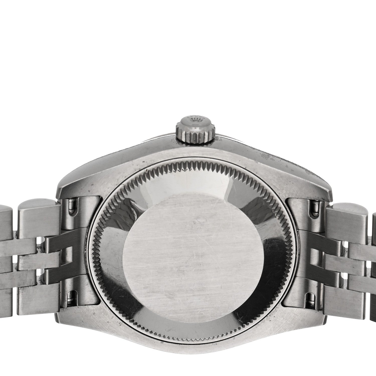Rolex Stainless Steel 18K White Gold Diamond Mother of Pearl 31mm Oyster Perpetual Datejust Watch Roman 178274 4 of 5