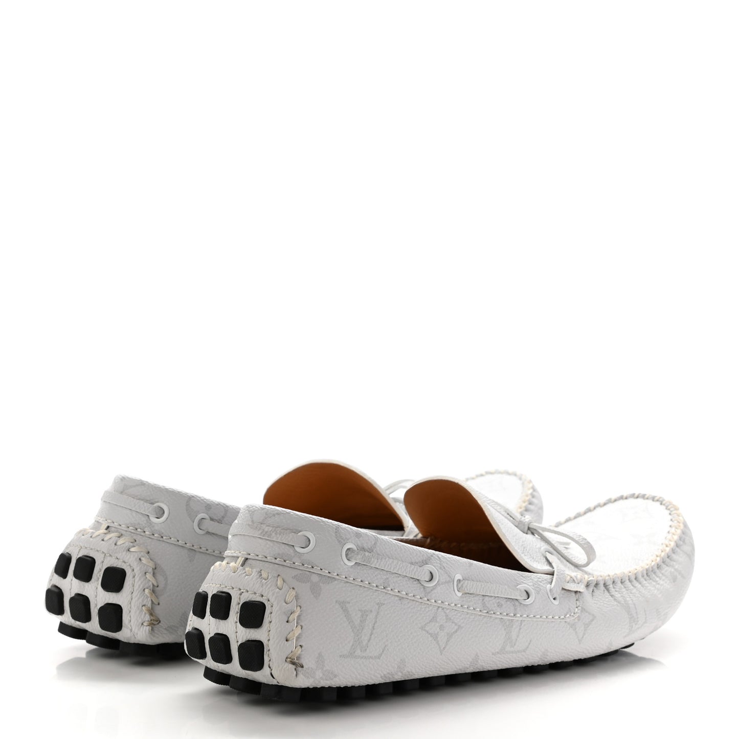 Monogram Mens Arizona Car Shoe Moccasin Loafers 10