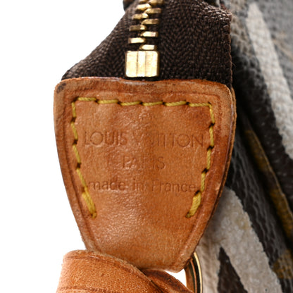 Louis Vuitton Monogram Graffiti Pochette Accessories Silver 5 of 8
