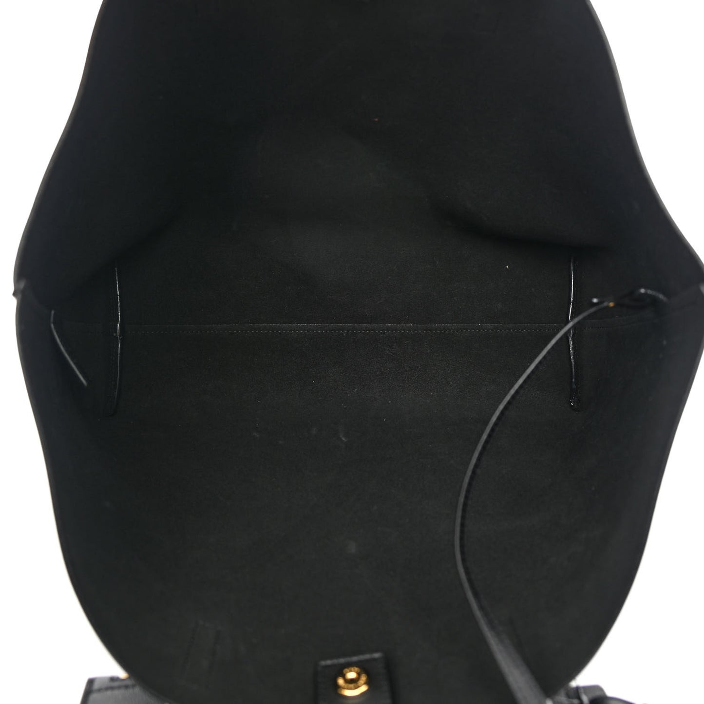Calfskin Large Shopping Tote Black