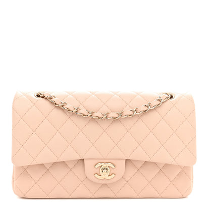 Chanel Caviar Quilted Medium Double Flap Light Beige 1 of 10