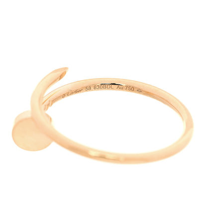 Cartier 18K Yellow Gold Small Juste Un Clou Ring 58 8.25 5 of 6