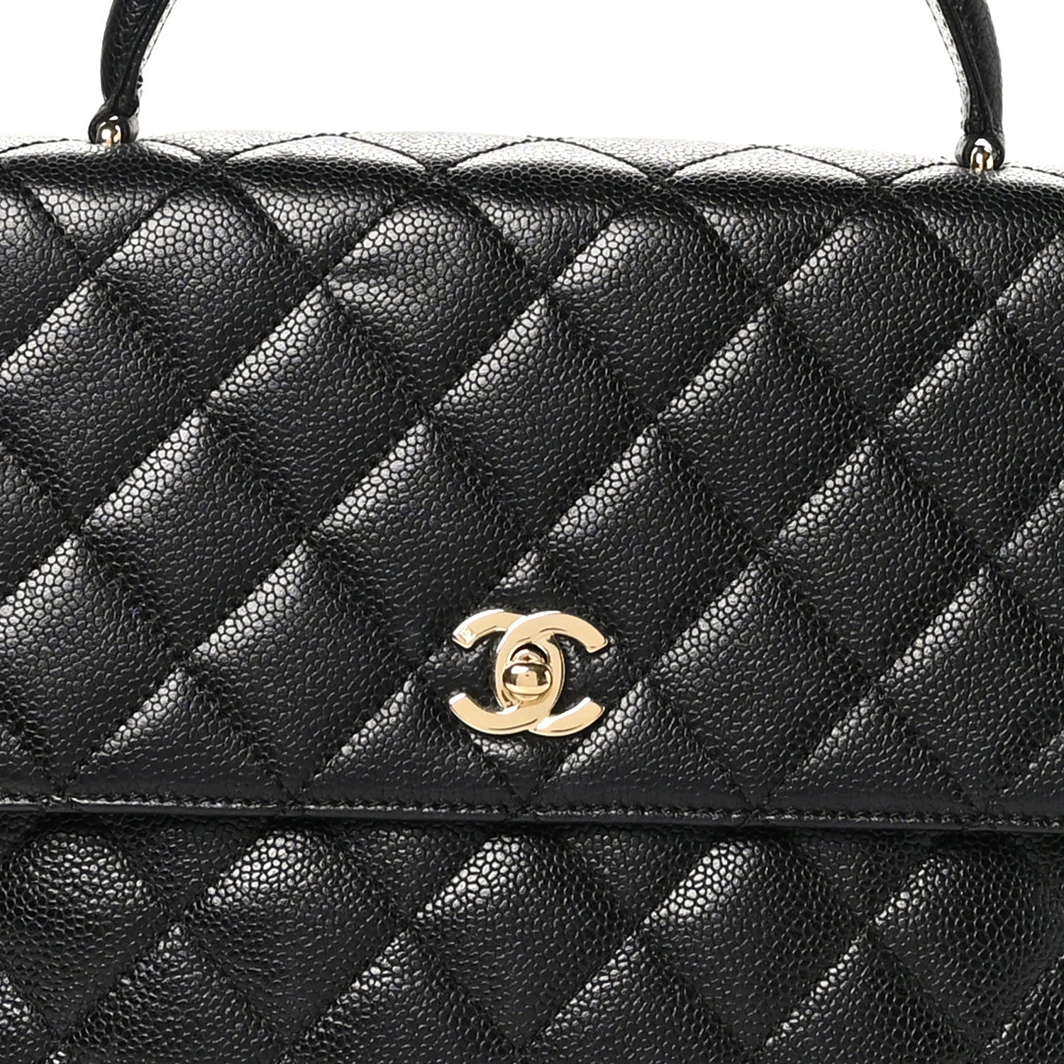 Chanel Caviar Quilted Jumbo Kelly Flap Black 7 of 11