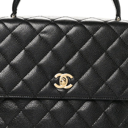 Chanel Caviar Quilted Jumbo Kelly Flap Black 7 of 11
