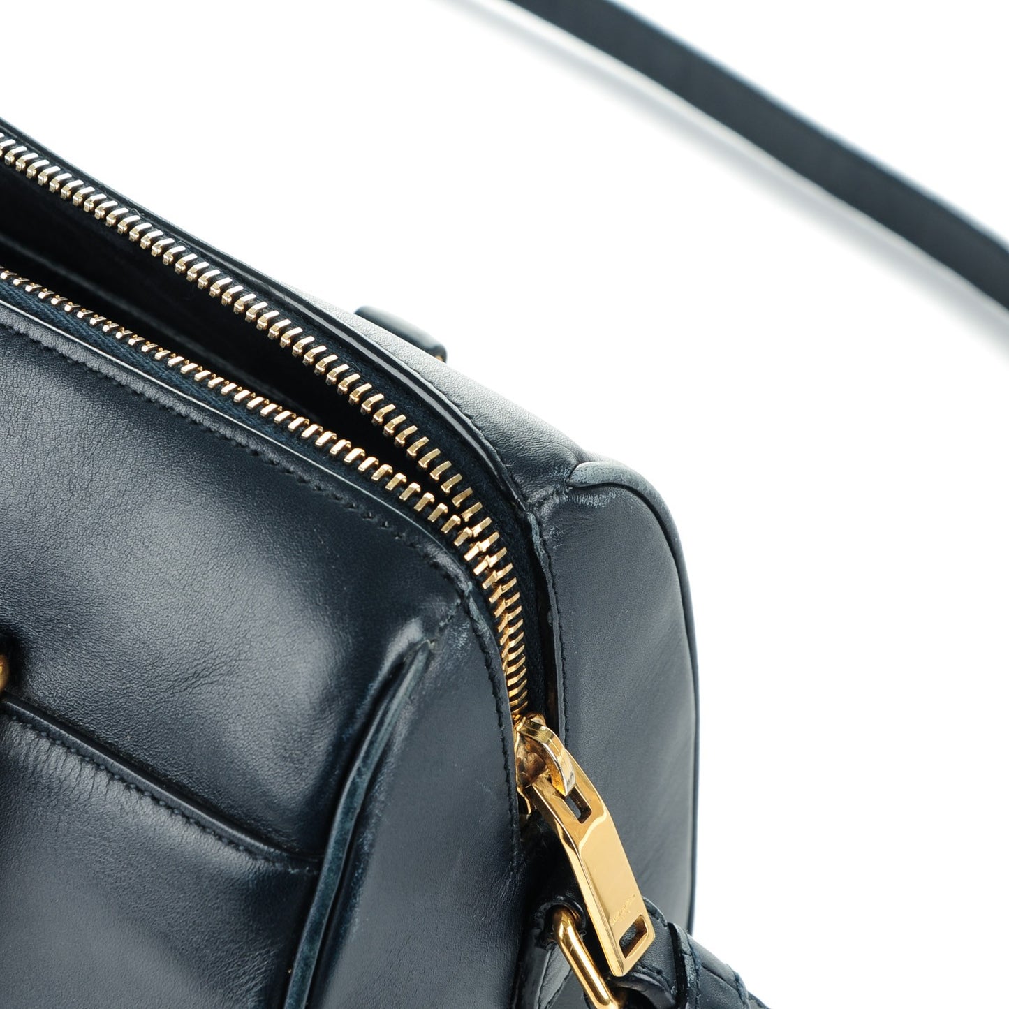Calfskin Classic Baby Duffle Marine