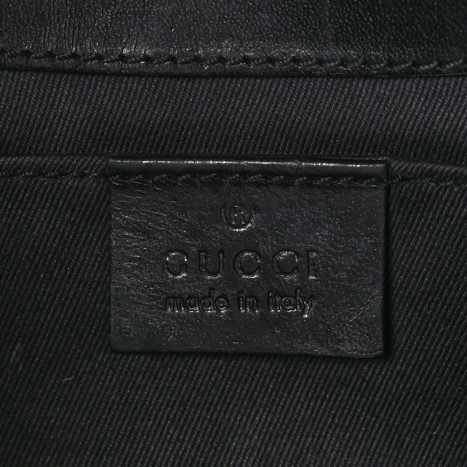 Gucci Monogram Studded Horsebit Clutch Black 5 of 9